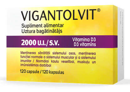 Imagine VIGANTOLVIT VITAMINA D3 2000 UI CTX120 CPS