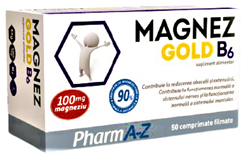 Imagine PHARMA-Z MAGNEZ GOLD B6 X 50 COMPRIMATE FILMATE