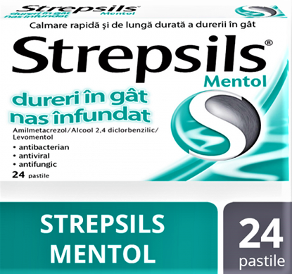 Imagine STREPSILS MENTOL X 24 PASTILE