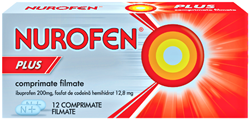 Imagine NUROFEN PLUS 200MG X 12 COMPRIMATE FILMATE