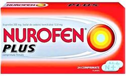 Imagine NUROFEN PLUS 200MG X 24 COMPRIMATE FILMATE