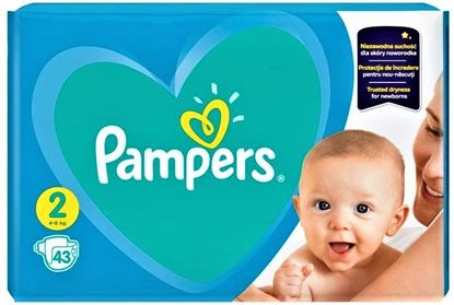Imagine PAMPERS 2 (4-8KG) ACTIVE BABY X 43 BUCATI