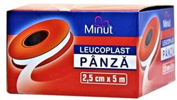 Imagine MINUT LEUCOPLAST PANZA 2.5CM/5M X 1 ROLA