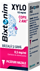 Imagine BIXTONIM XYLO 0.5MG/ML PICATURI NAZALE X 10ML BIOFARM