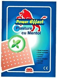 Imagine PLASTURI ANTIREUMATICI CU MENTOL 12CM/18CM X 1 BUCATA ROYAL POWER EFFECT