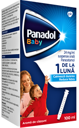 Imagine PANADOL BABY SUSPENSIE ORALA 24MG/ML X 100ML GSK